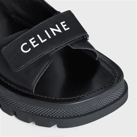 celine black sandal|celine fur sandals buy online.